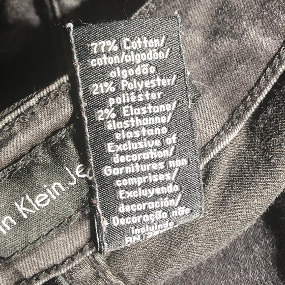 CALVIN KLEIN black jeggings - Picture 7 of 7